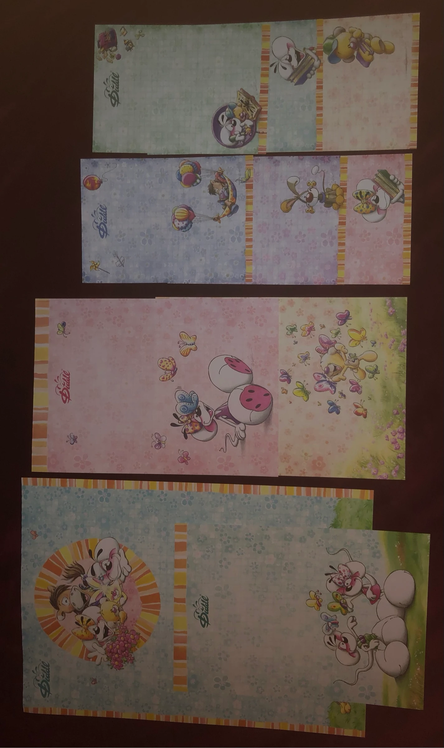 Lot de 10 feuilles Collection Summer Complète Juin 2026 Diddl